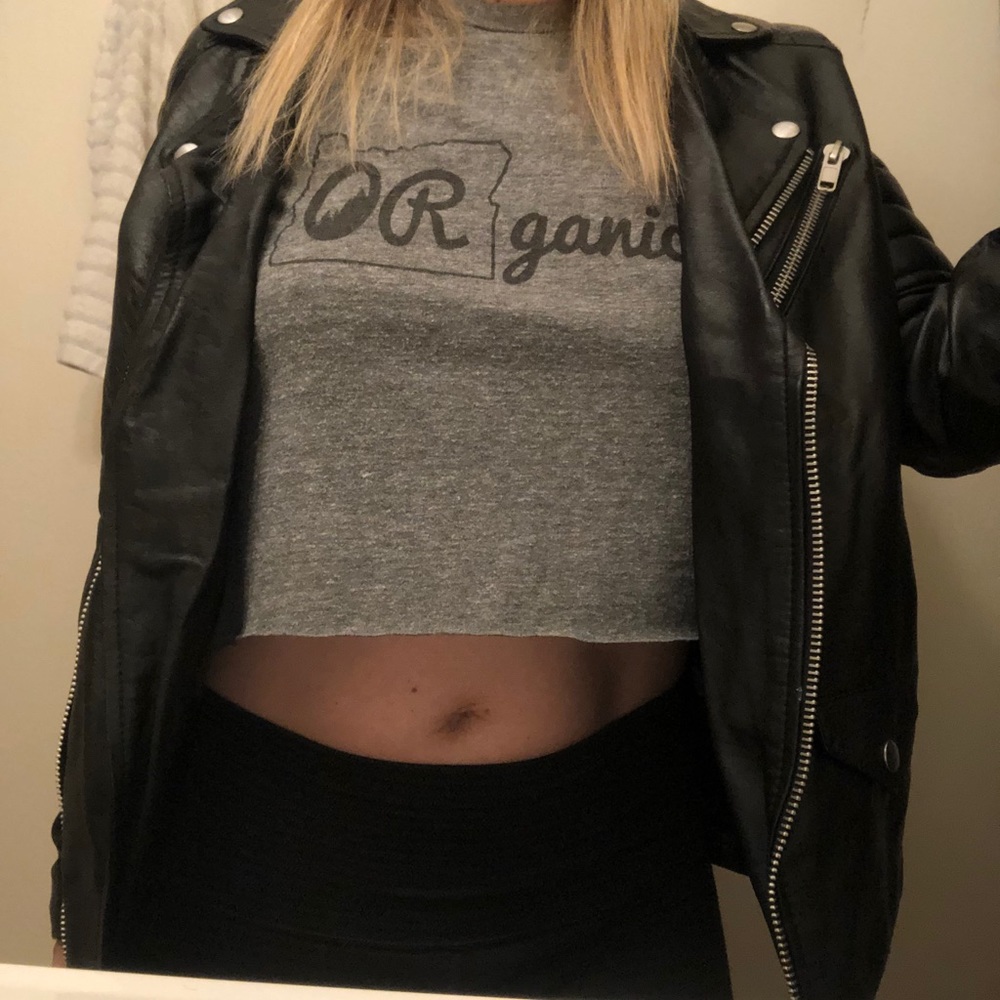 H&M vegan leather jacket 🖤